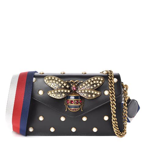 gucci pearl bee bag